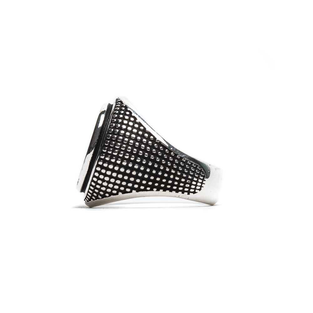 Anello Dupont Tondo con Lacca Nera