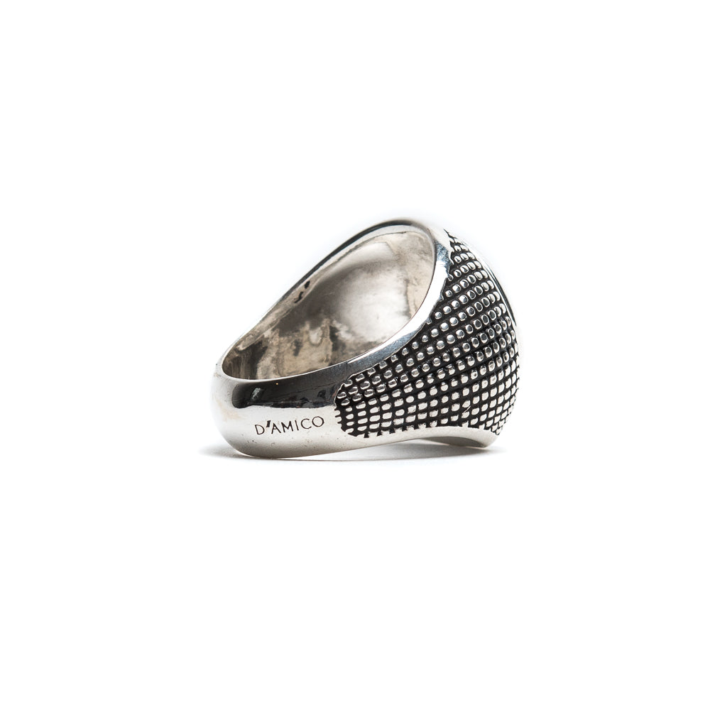 Anello Dupont Tondo con Lacca Nera