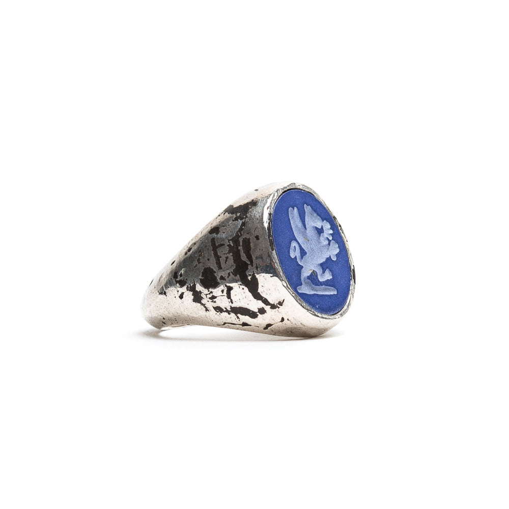 Anello Dragone Blu