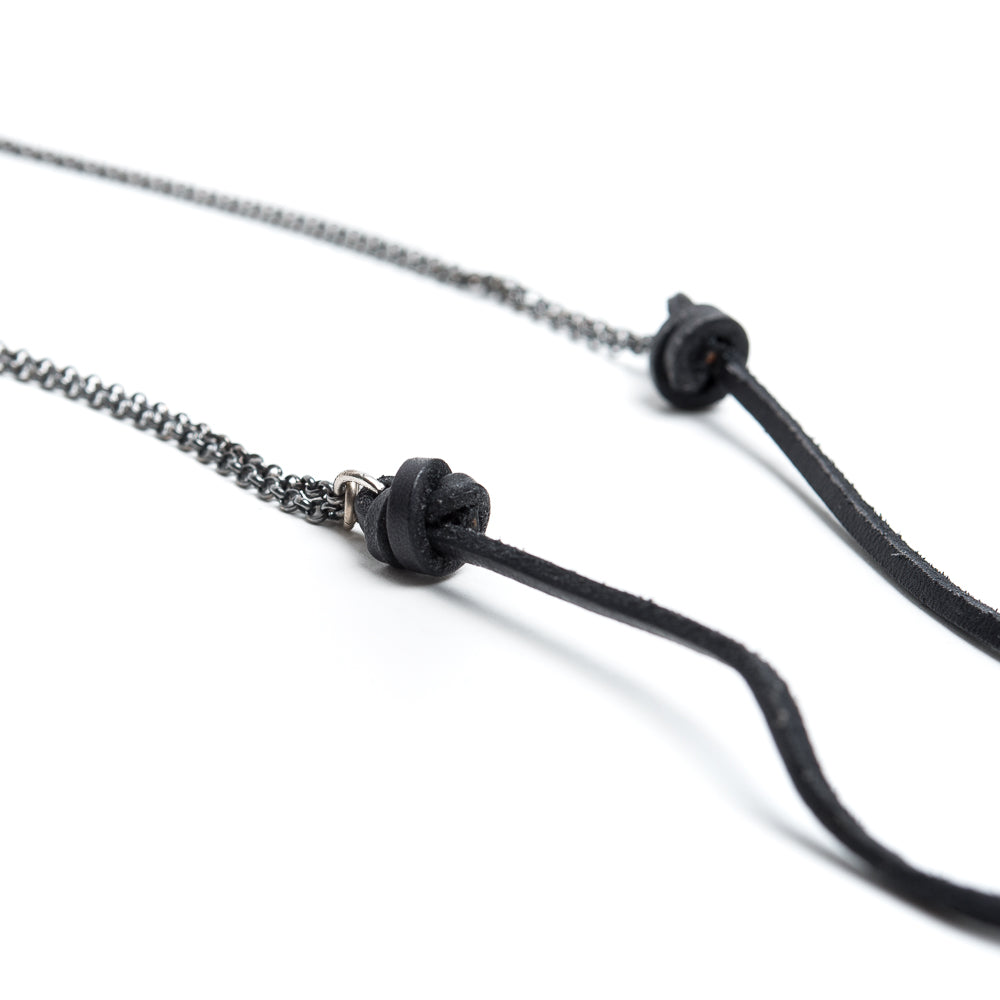 Collana Cuoio + Serpente