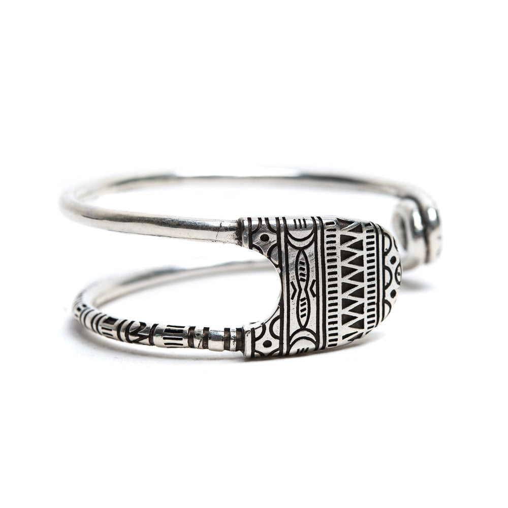 Safety Pin Tuareg Bracelet