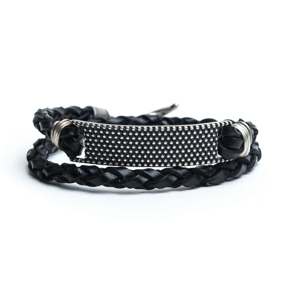 Bracciale Scooby + Placca puntinata - ANDREA D'AMICO SRL