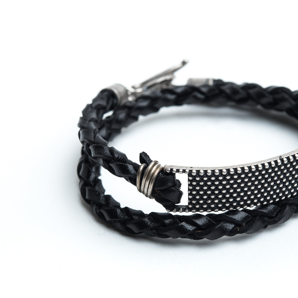 Bracciale Scooby + Placca puntinata - ANDREA D'AMICO SRL