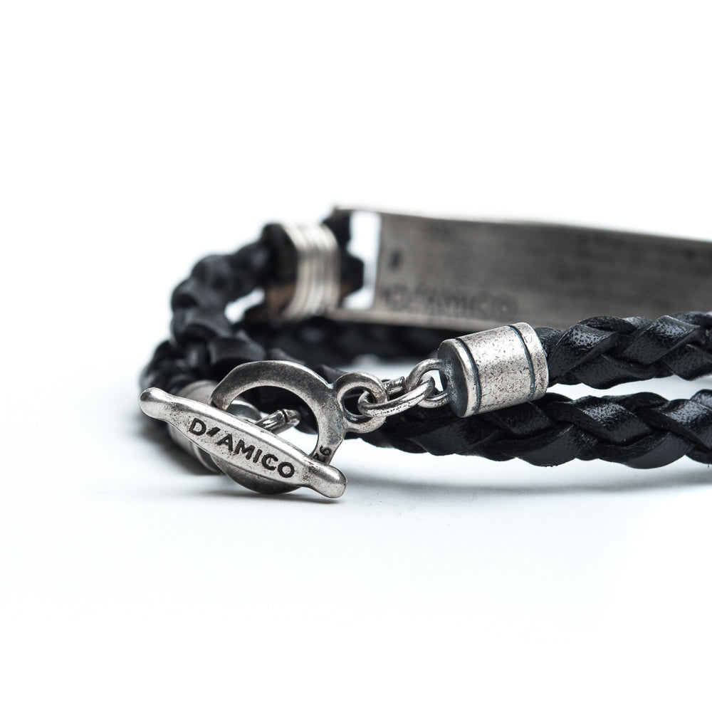 Bracciale Scooby + Placca puntinata - ANDREA D'AMICO SRL