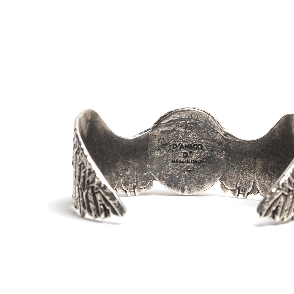Bracciale Rigido Ali + Teschio - ANDREA D'AMICO SRL