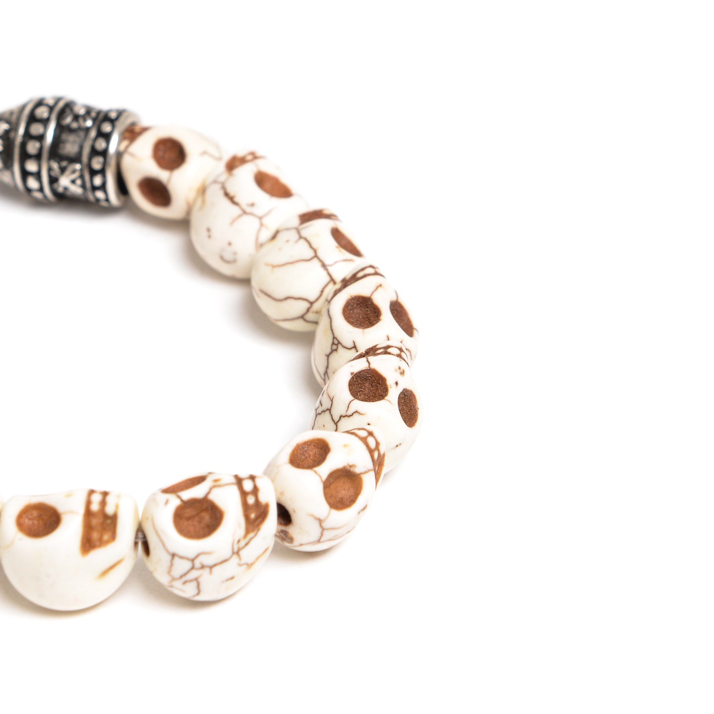 Aulite Ivory Skulls Bracelet
