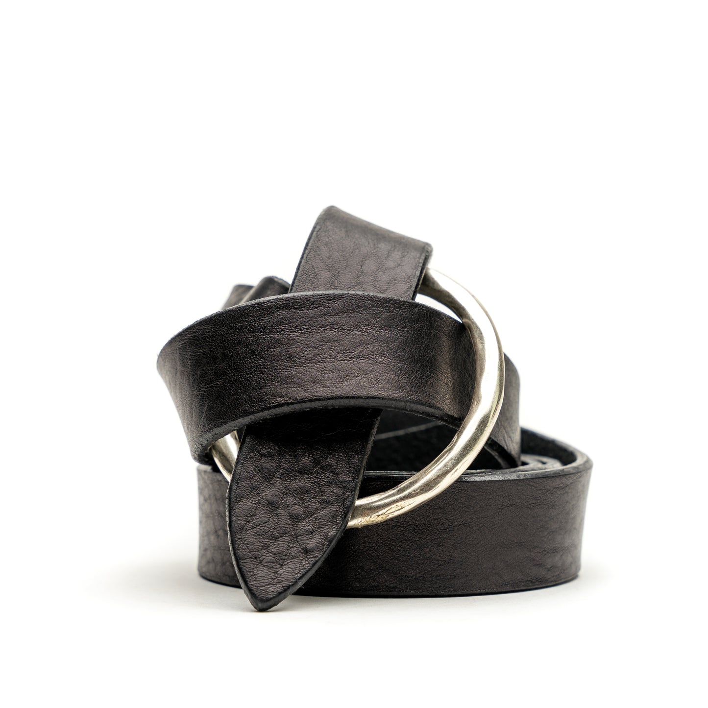 Butter Leather Belt with Ring