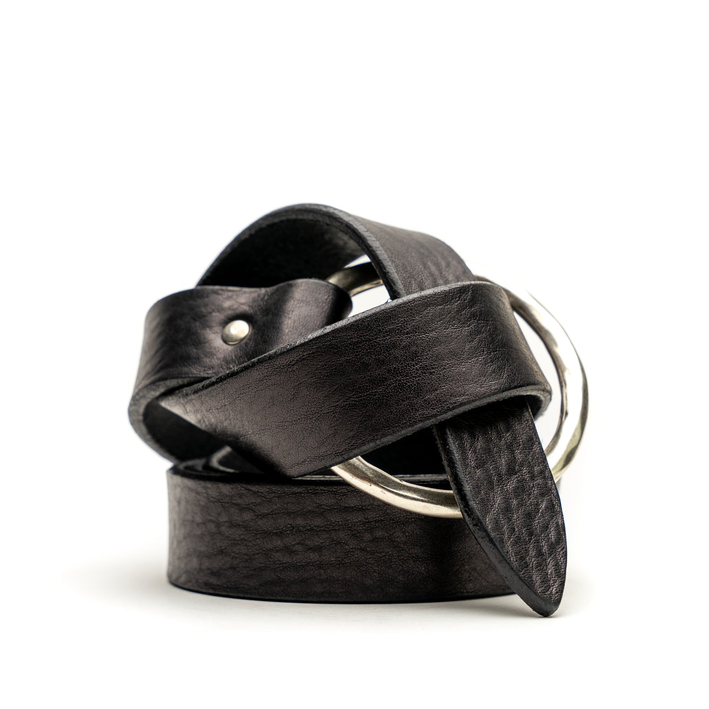Butter Leather Belt with Ring