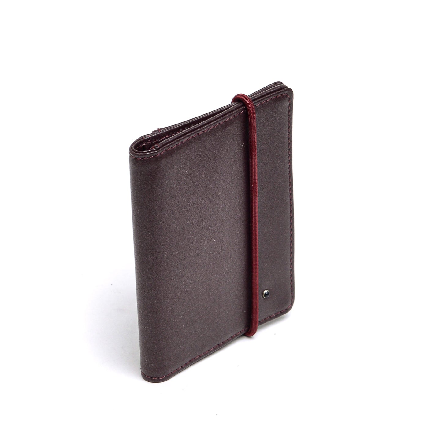 Classic Bordeaux Leather Folding Wallet