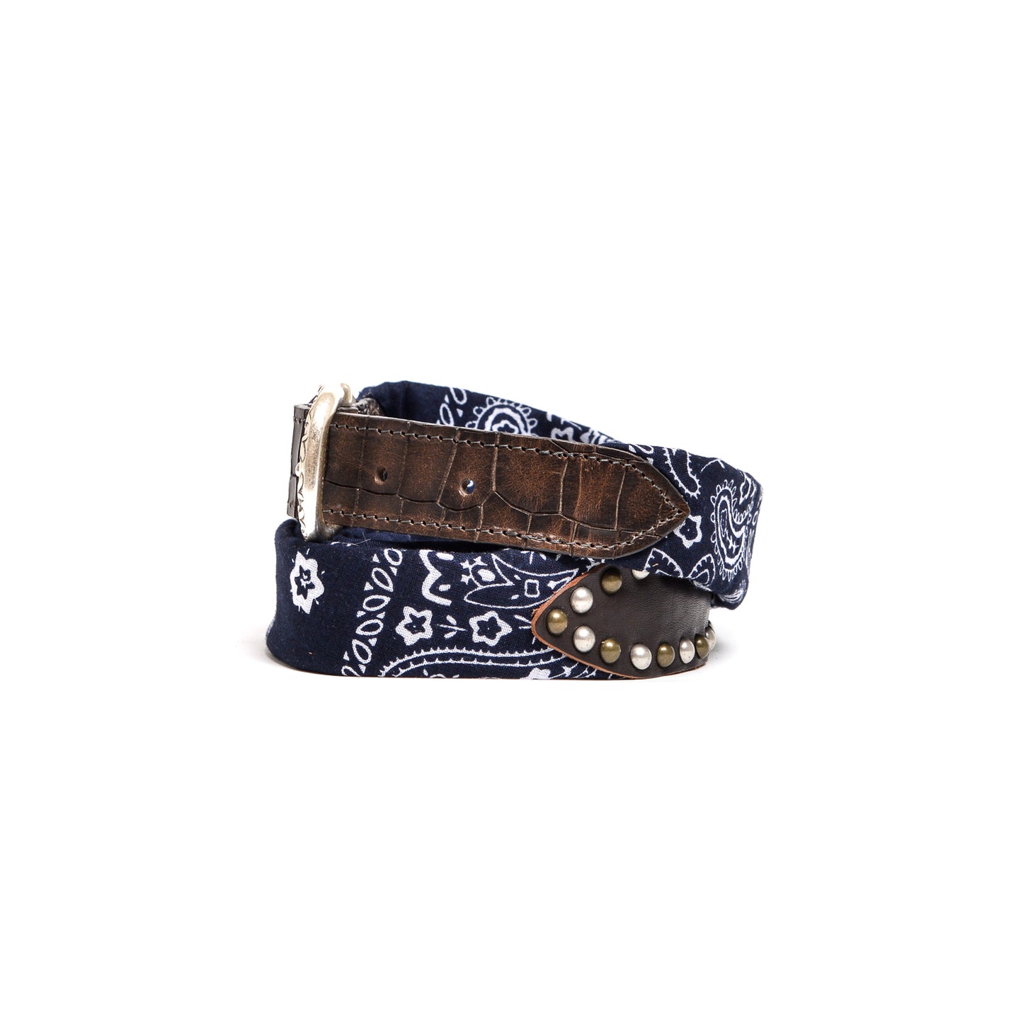 Navy Blue Bandana Belt