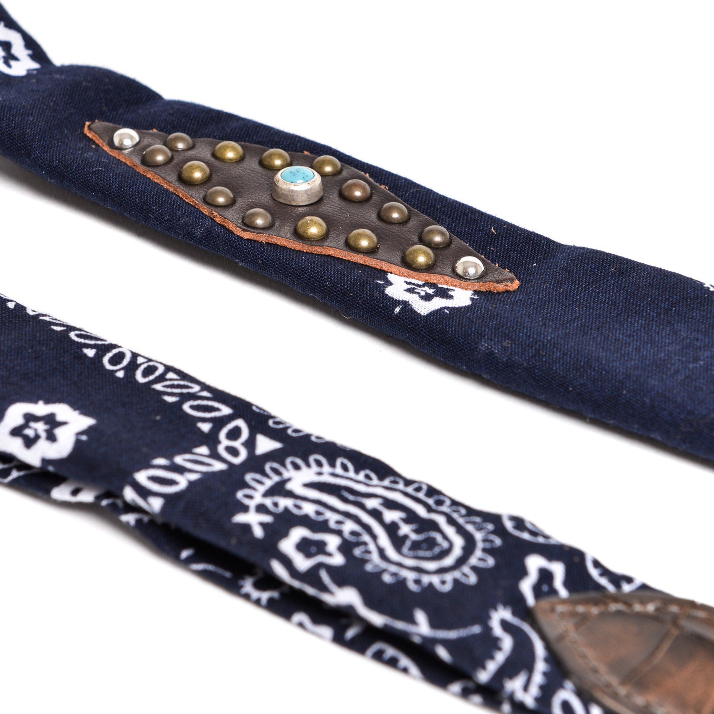 Navy Blue Bandana Belt