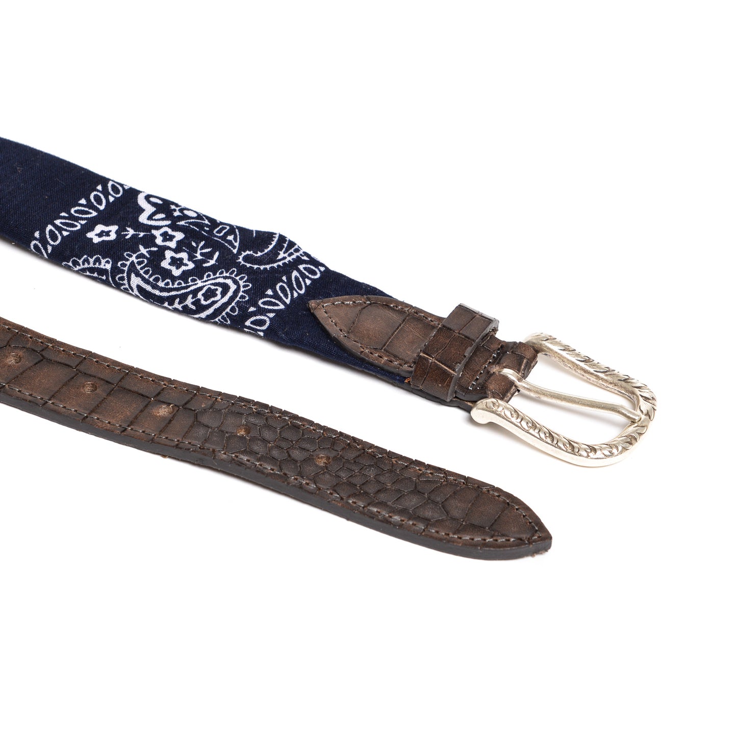 Navy Blue Bandana Belt