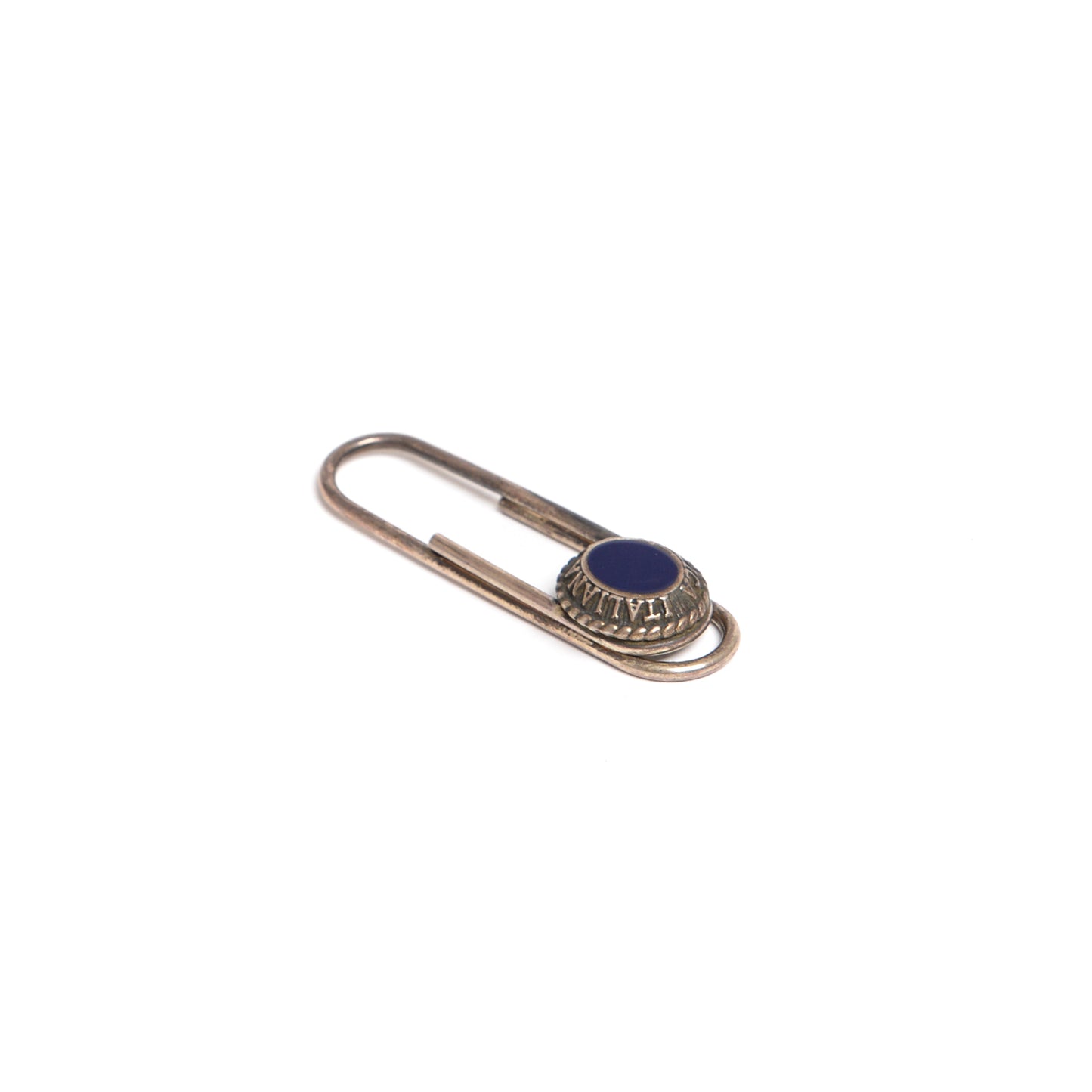 Italian Republic Money Clip Blue Lacquer