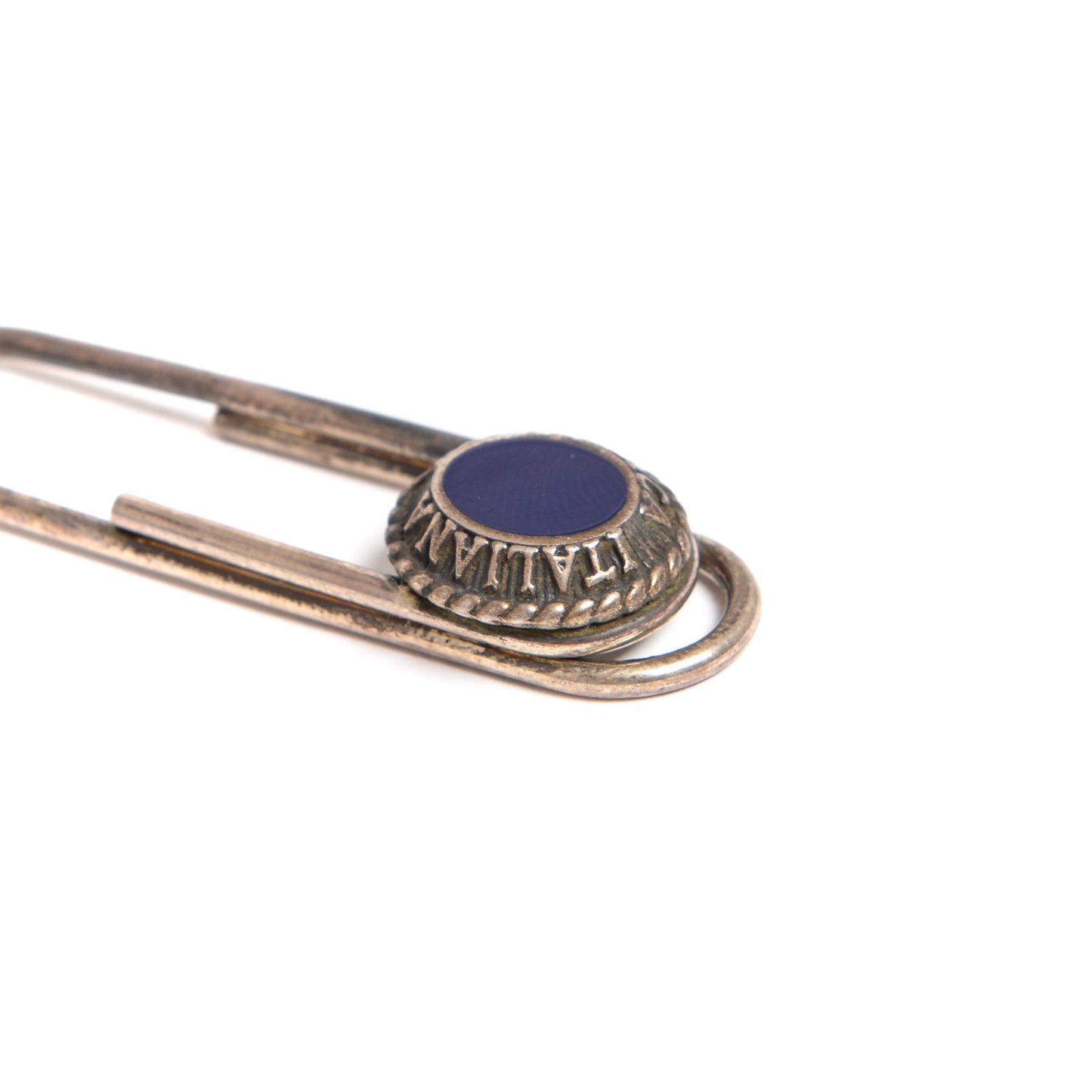 Italian Republic Money Clip Blue Lacquer