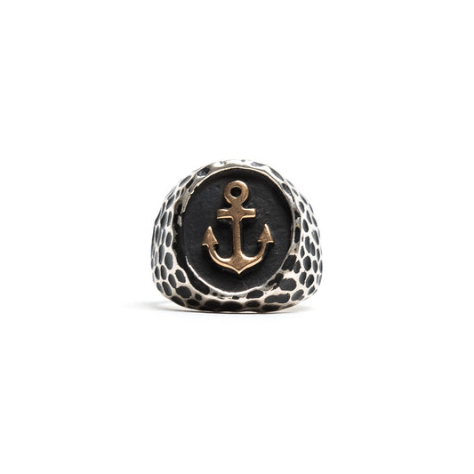 Hammered Anchor Ring