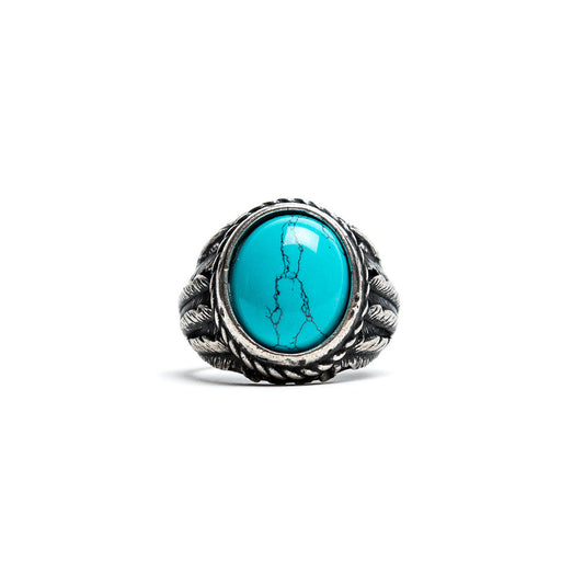 Feathers Turquoise Ring