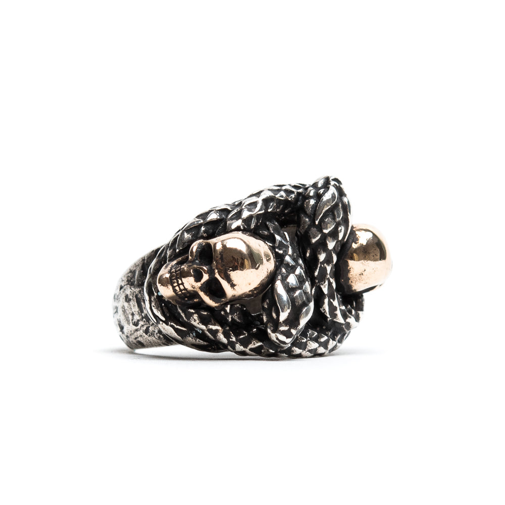 Skulls and Snakes Ring