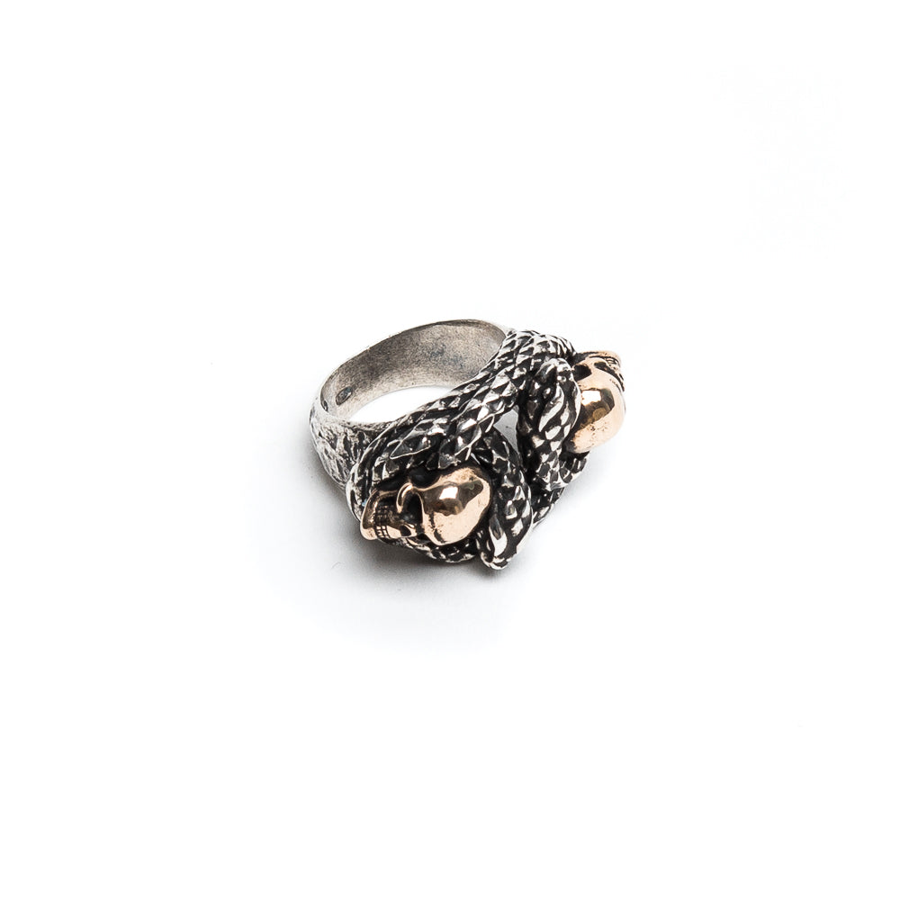 Skulls and Snakes Ring