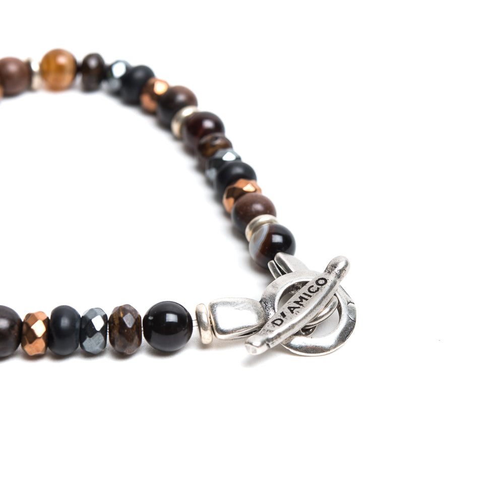Fusion Brown Beads Bracelet