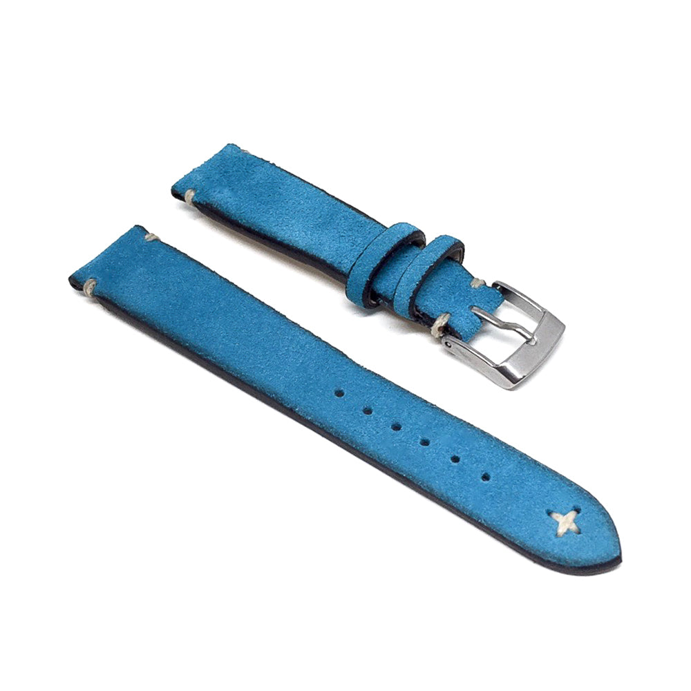 Turquoise Suede Watch Strap