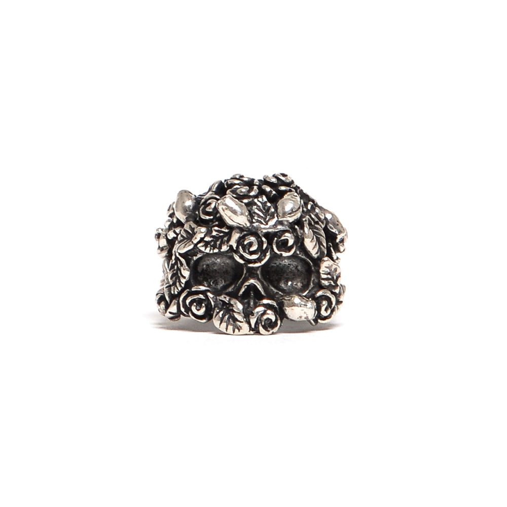 Skulls Ring with Roses