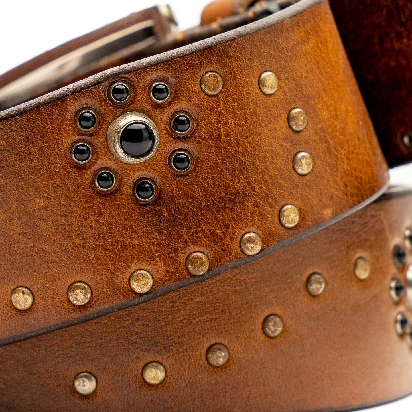 Light Brown Vintage Leather Belt