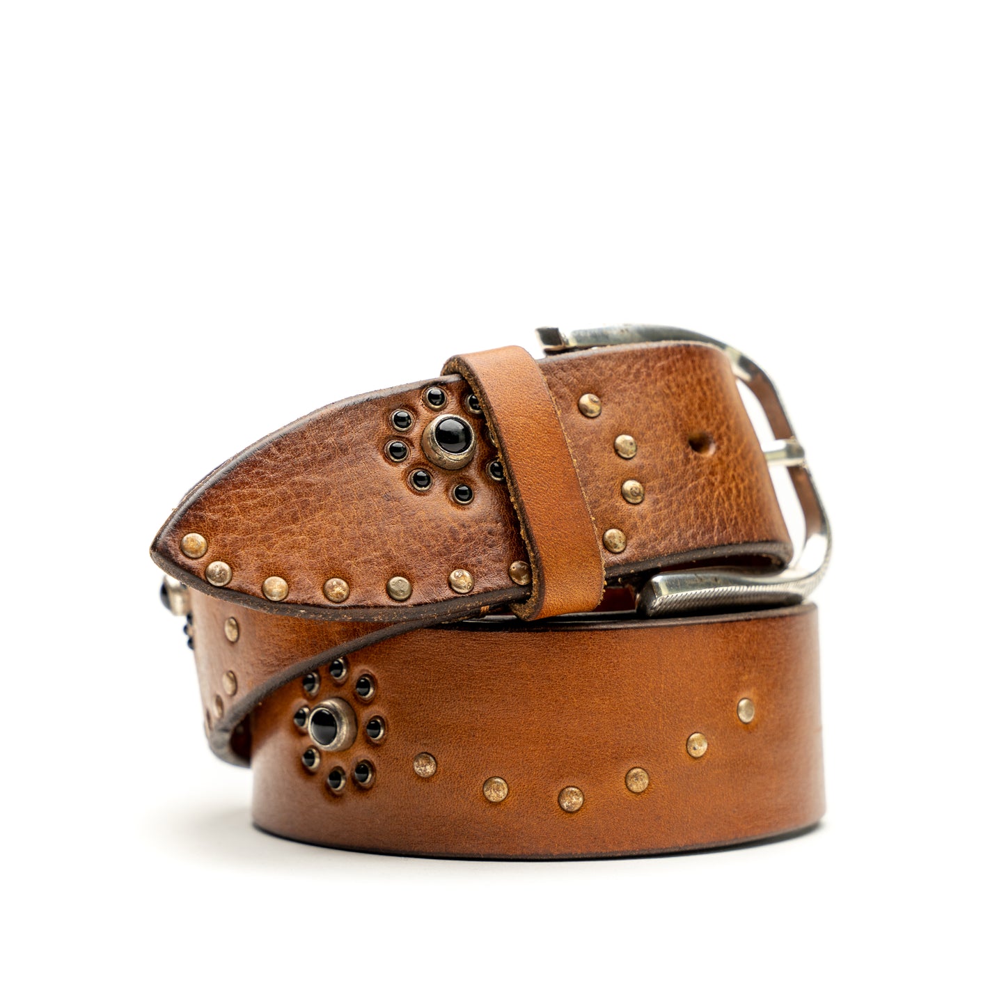 Cintura Cuoio Vintage Brown Chiaro