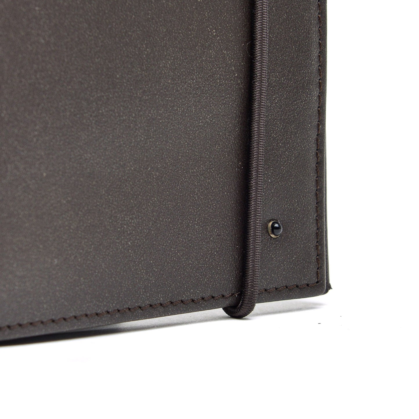 Classic Folding Wallet 1 side Leather Dark Brown