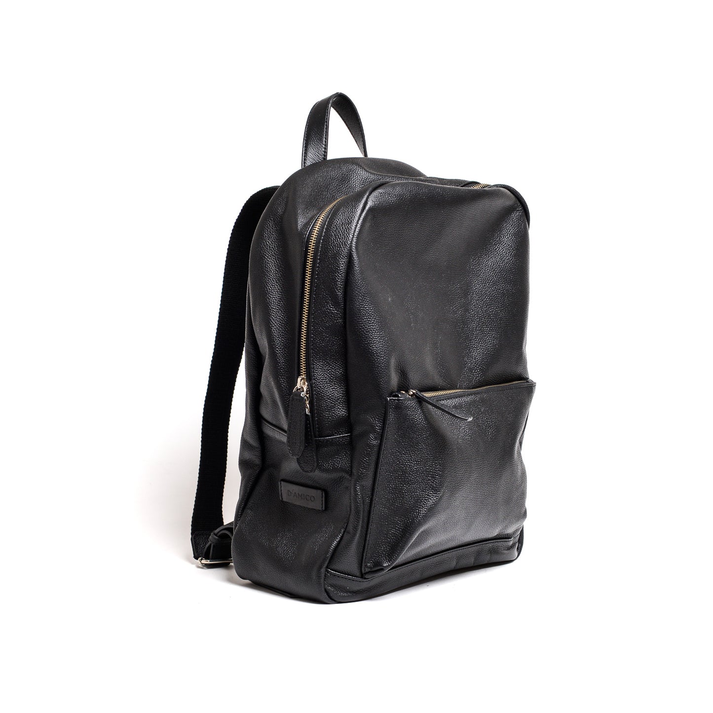 Black Cashmere Calf Backpack